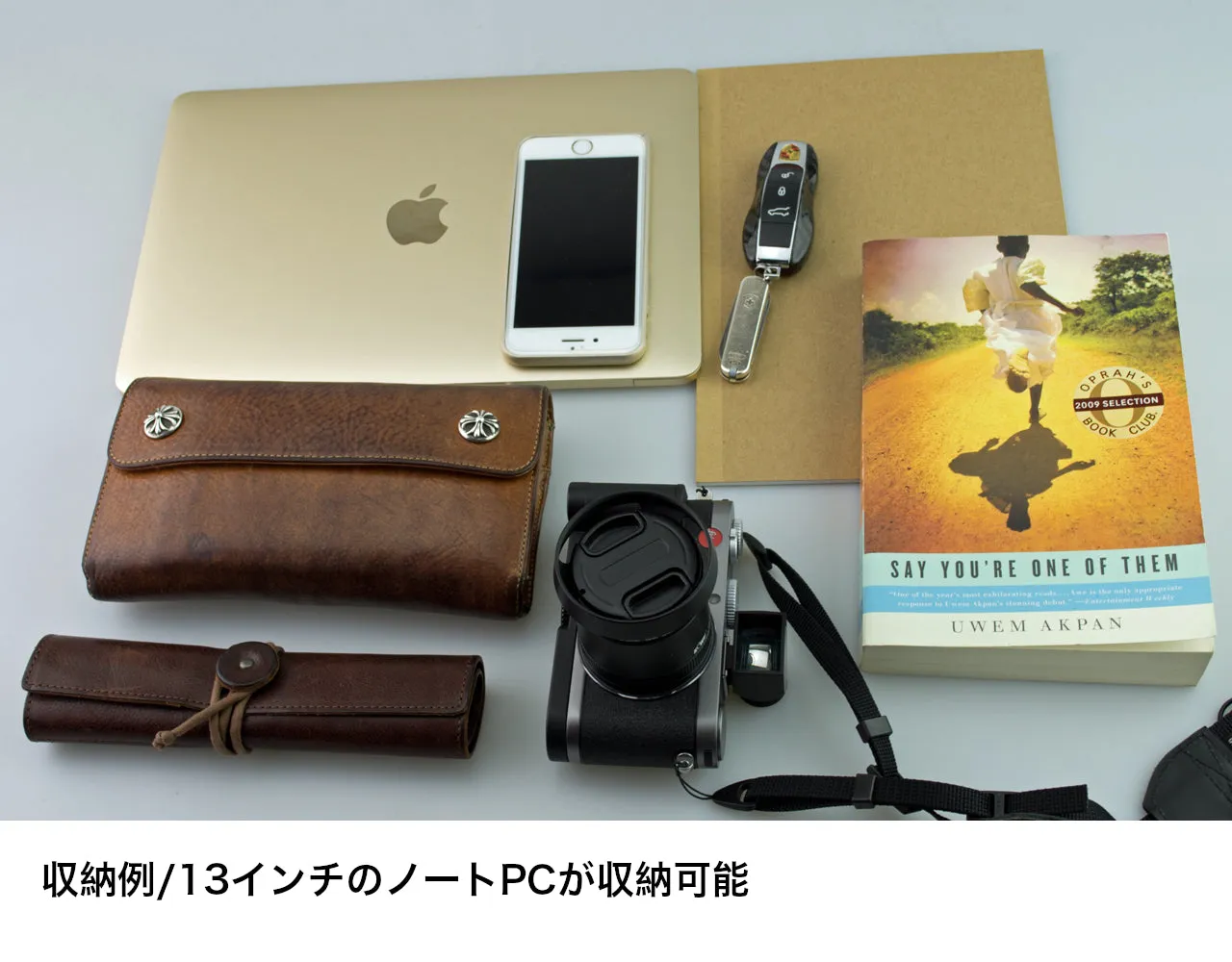 メッセンジャーバッグ (M)/NATURAL