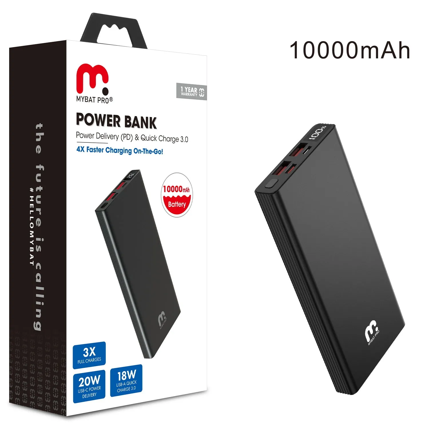 10,000 mAh Power Delivery Power Bank
