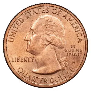 2019-W Lowell Quarter - Missing Clad Layer Error - Choice Brilliant Uncirculated