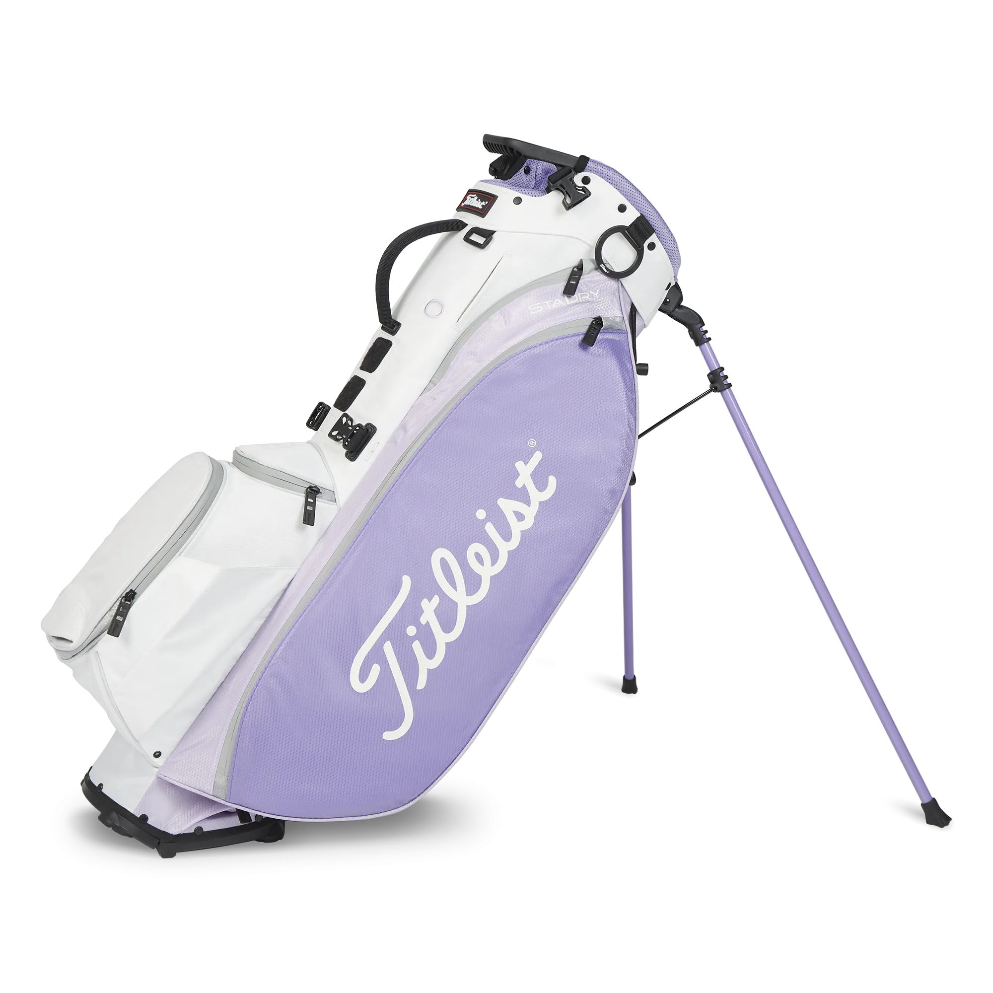 2023 Titleist Players 5 StaDry Bag - White/Purple/Cloud Purple