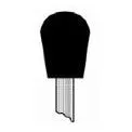 3/4" x 1" Mounted Points PT-60P Brown A Shaped