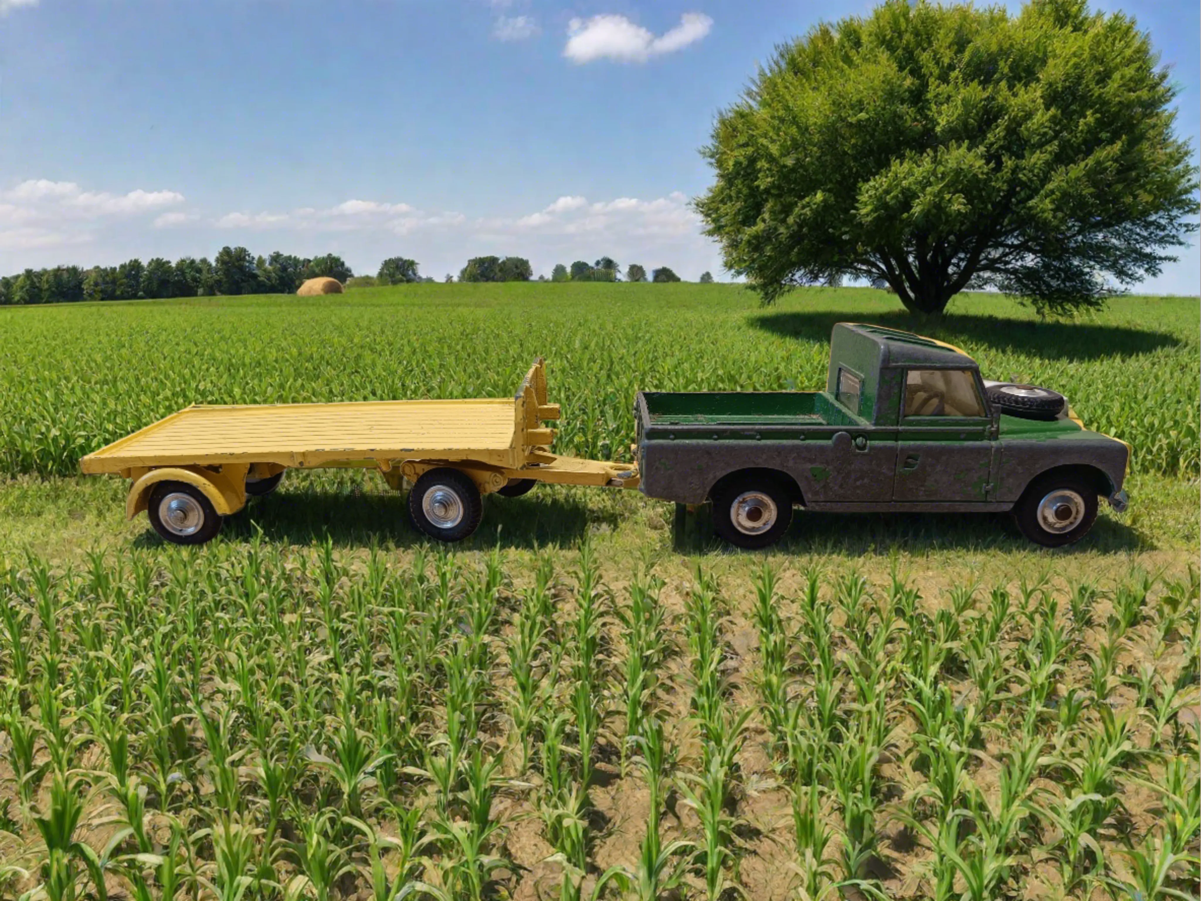 438 Land Rover and trailer from Gift Set 22 (2)