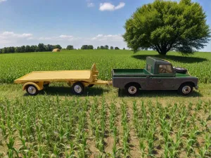 438 Land Rover and trailer from Gift Set 22 (2)