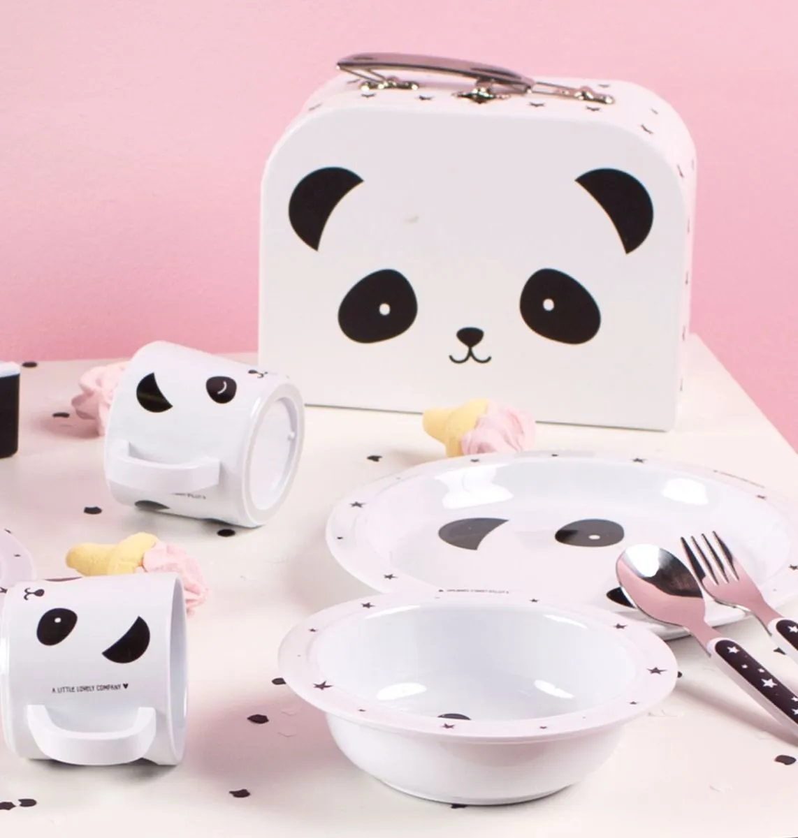 A Little Lovely Company Little Suitcase Panda