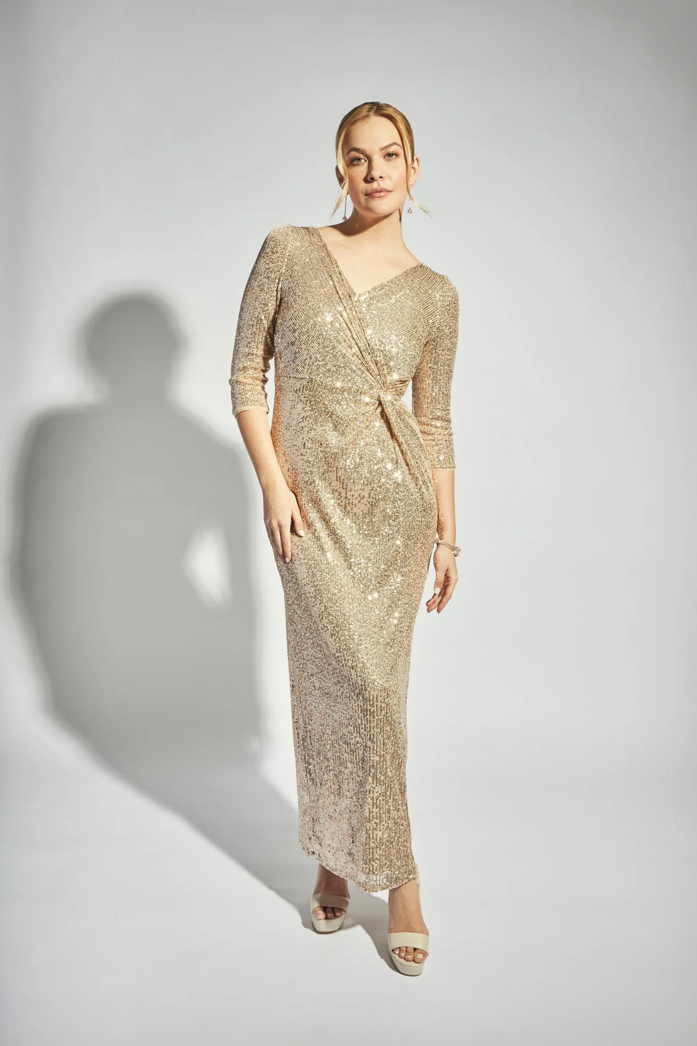 Alex Evenings Sequin Column Gown 8196646