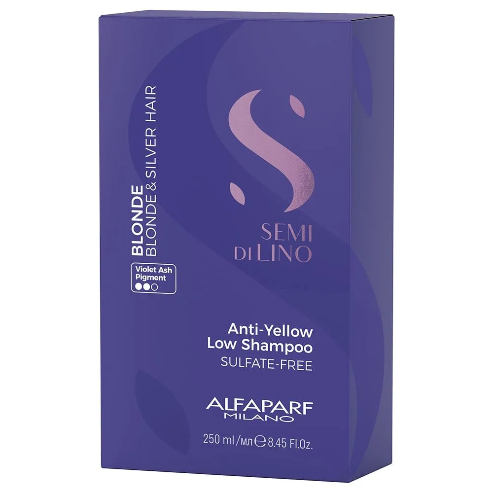 Alfaparf Milano Semi Di Lino Blonde Anti-Yellow Low Shampoo 250ml