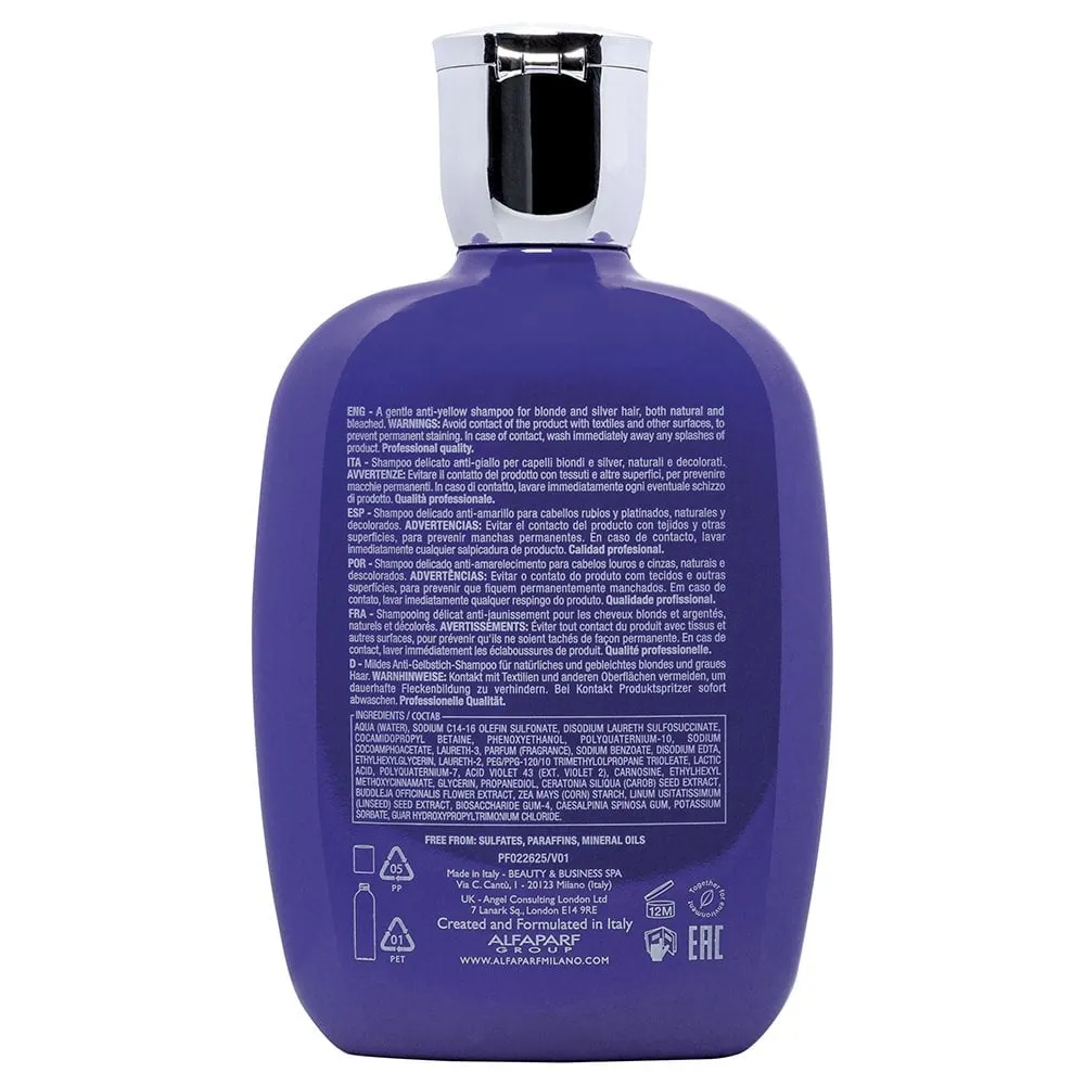 Alfaparf Milano Semi Di Lino Blonde Anti-Yellow Low Shampoo 250ml