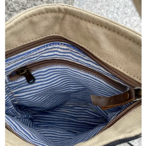 Anchor Canvas Crossbody Bag