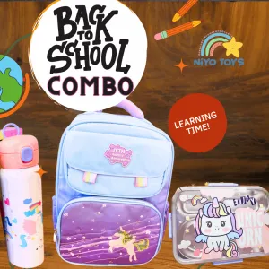 Back to school Unicorn Sparkle  combo for 2 - 4 years