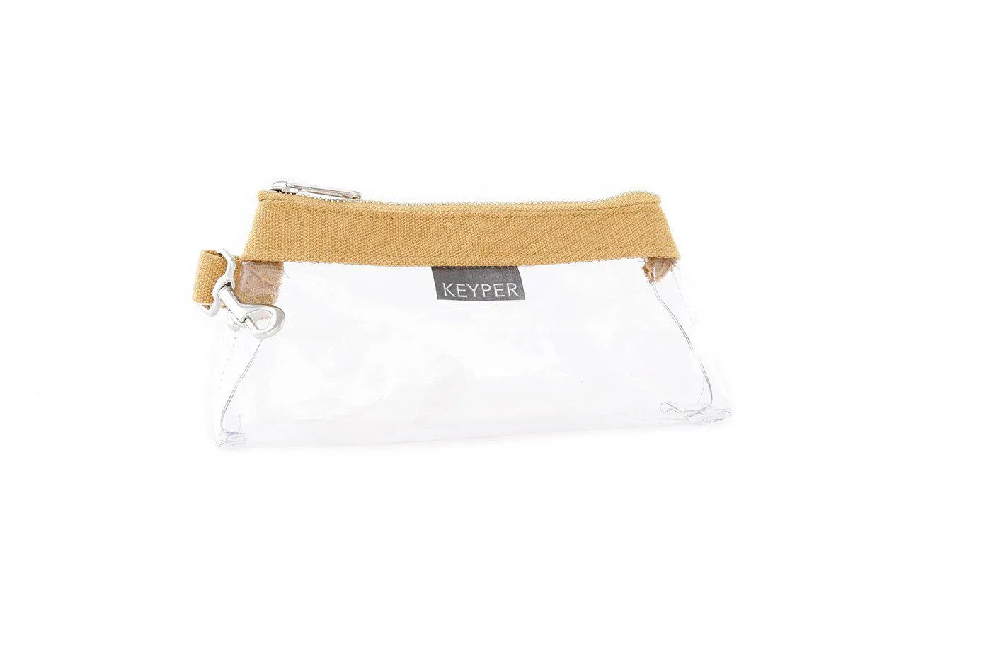 Beige CLEAR Bag  - Classic Canvas Trim