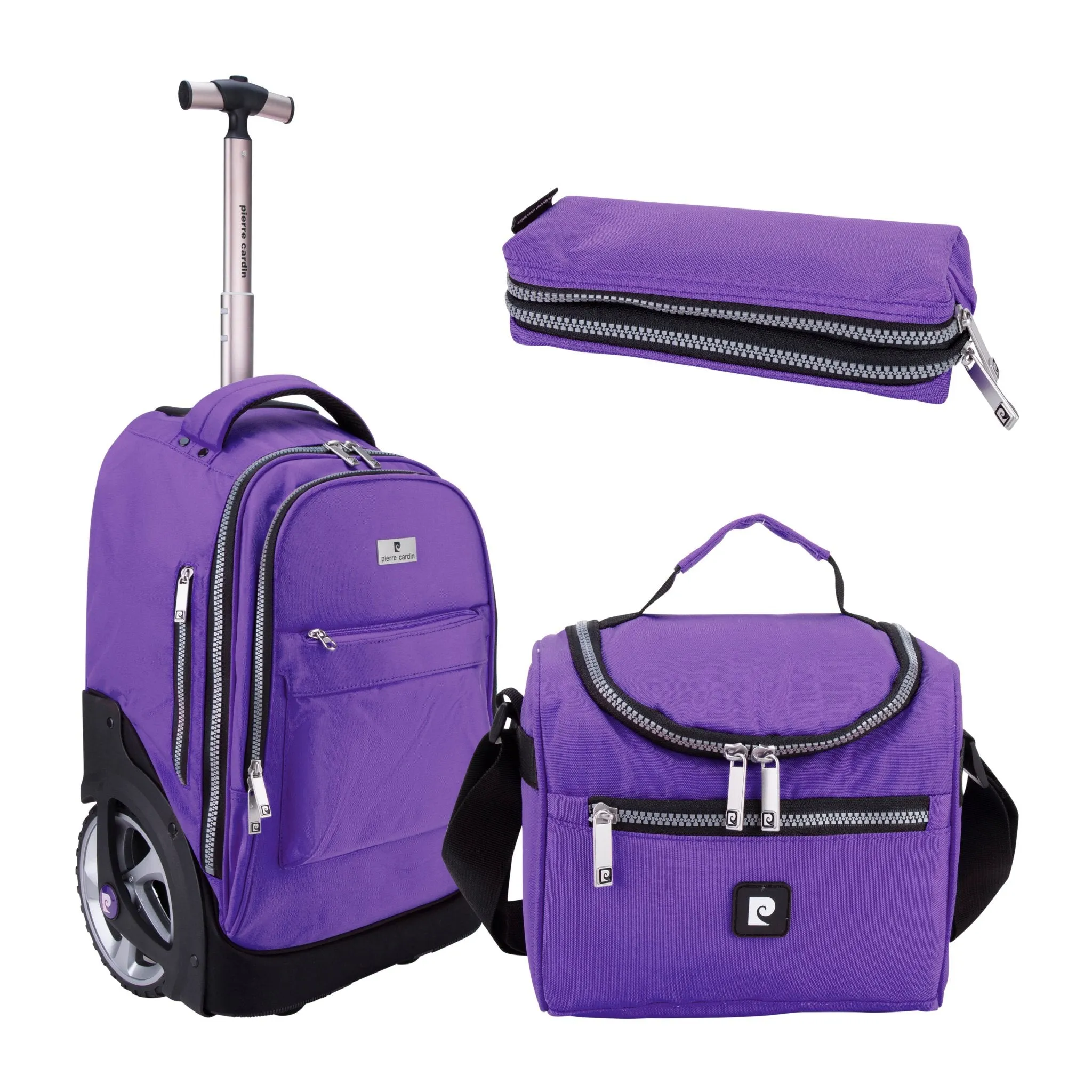 Big Wheel School Trolley Set of 3 Pink