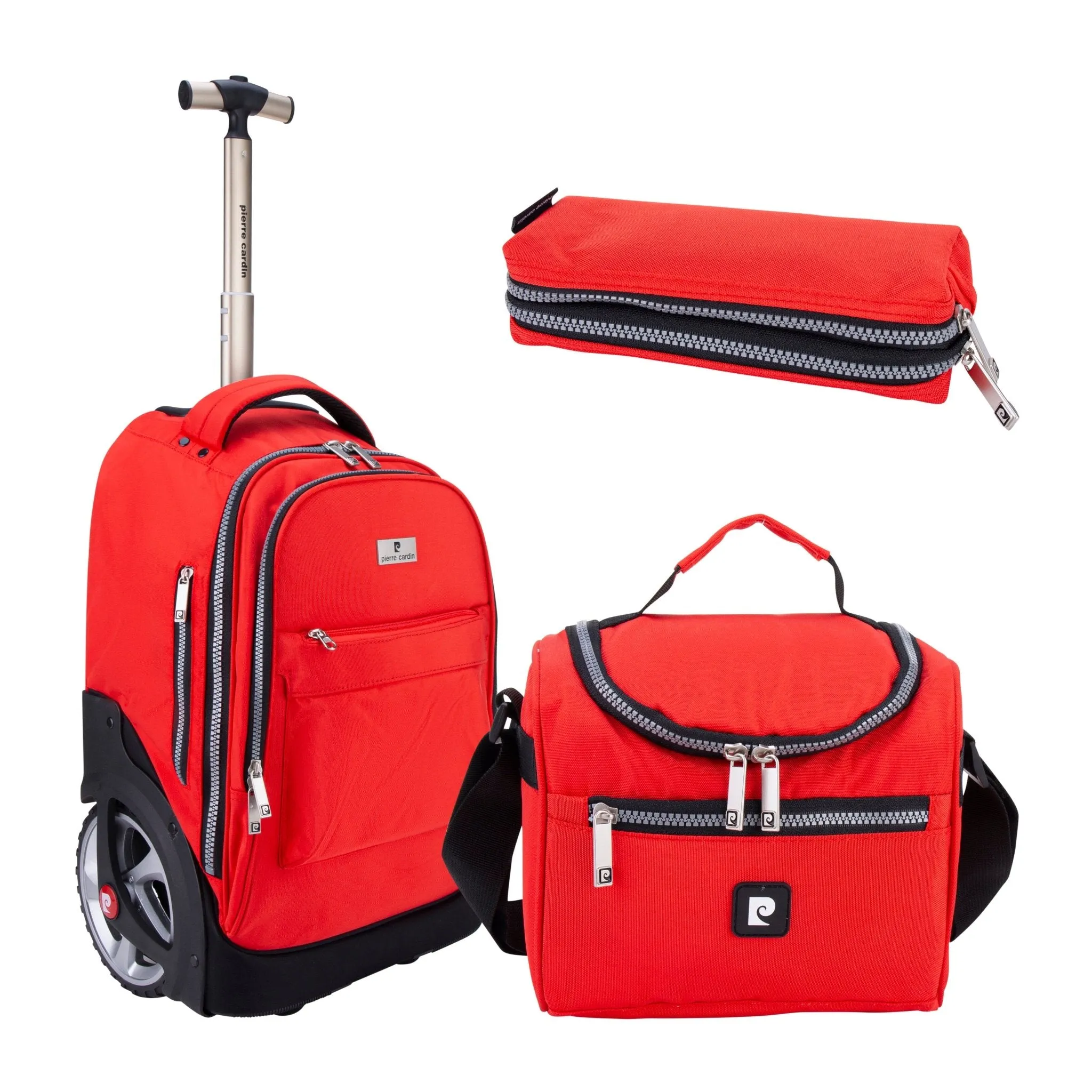 Big Wheel School Trolley Set of 3 Pink
