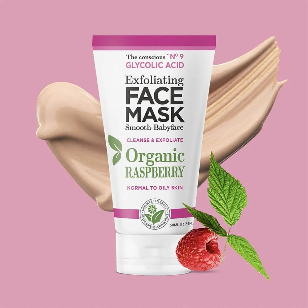 Biovene The Conscious No. 9 Glycolic Acid Smooth Babyface Exfoliating Face Mask 50ml