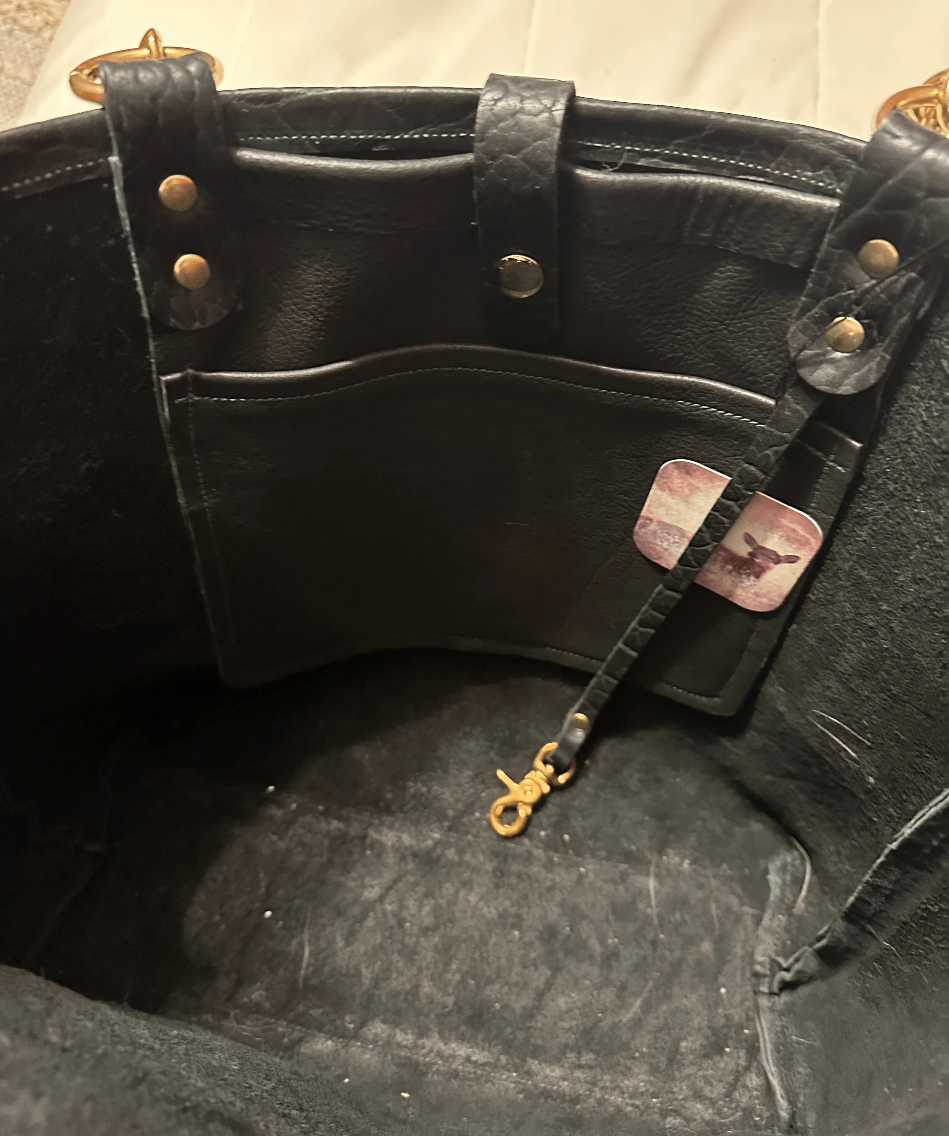 Bison & Badger Tote - As Seen in Cowboys & Indians - Currently Made to Order