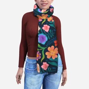 Blanket Scarf - Very Floral Green