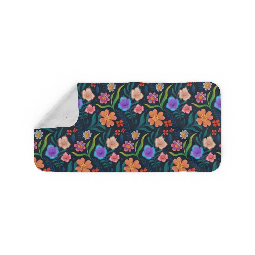 Blanket Scarf - Very Floral Green