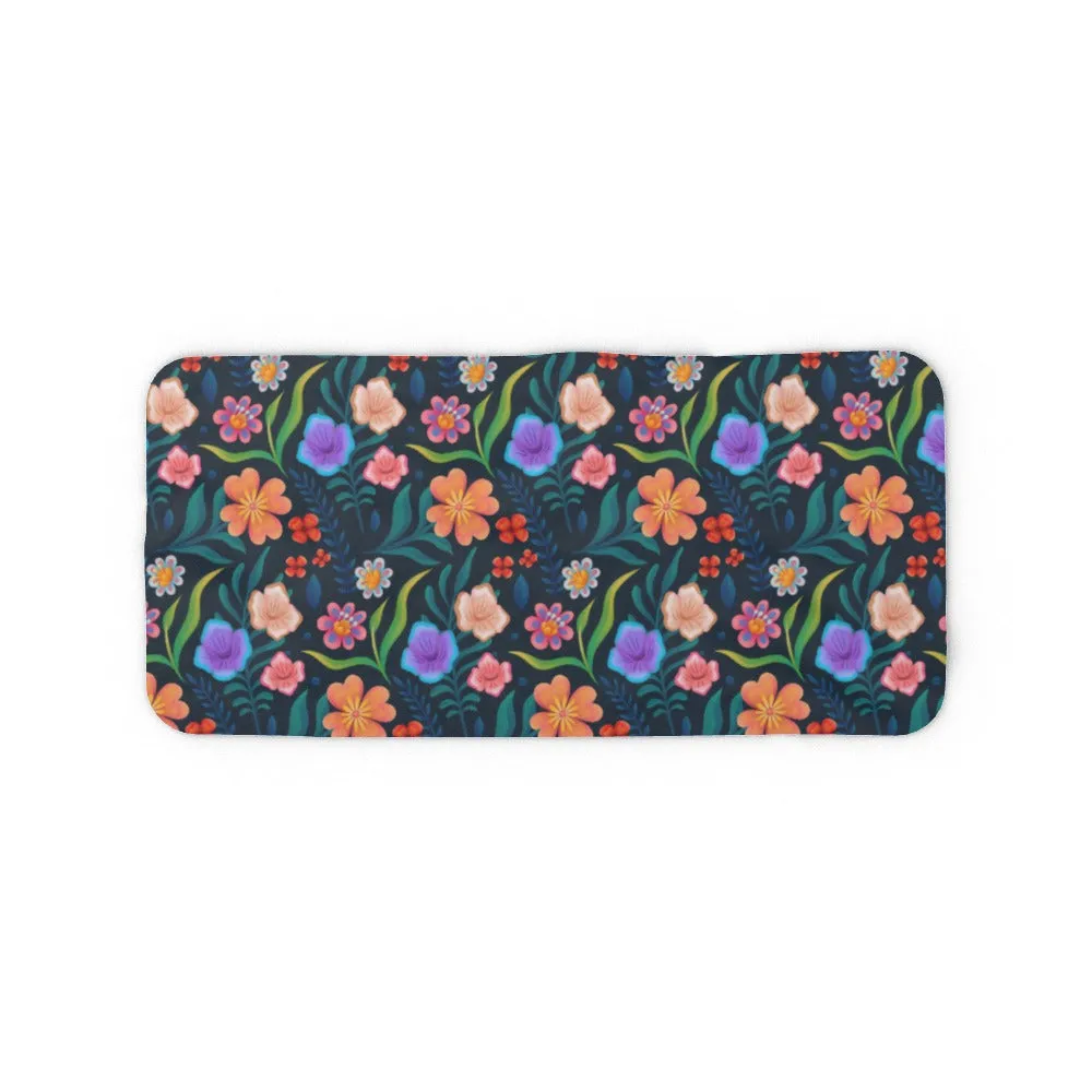 Blanket Scarf - Very Floral Green