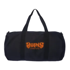 Boris "Heavy Rocks" Embroidered Black Duffel Bag