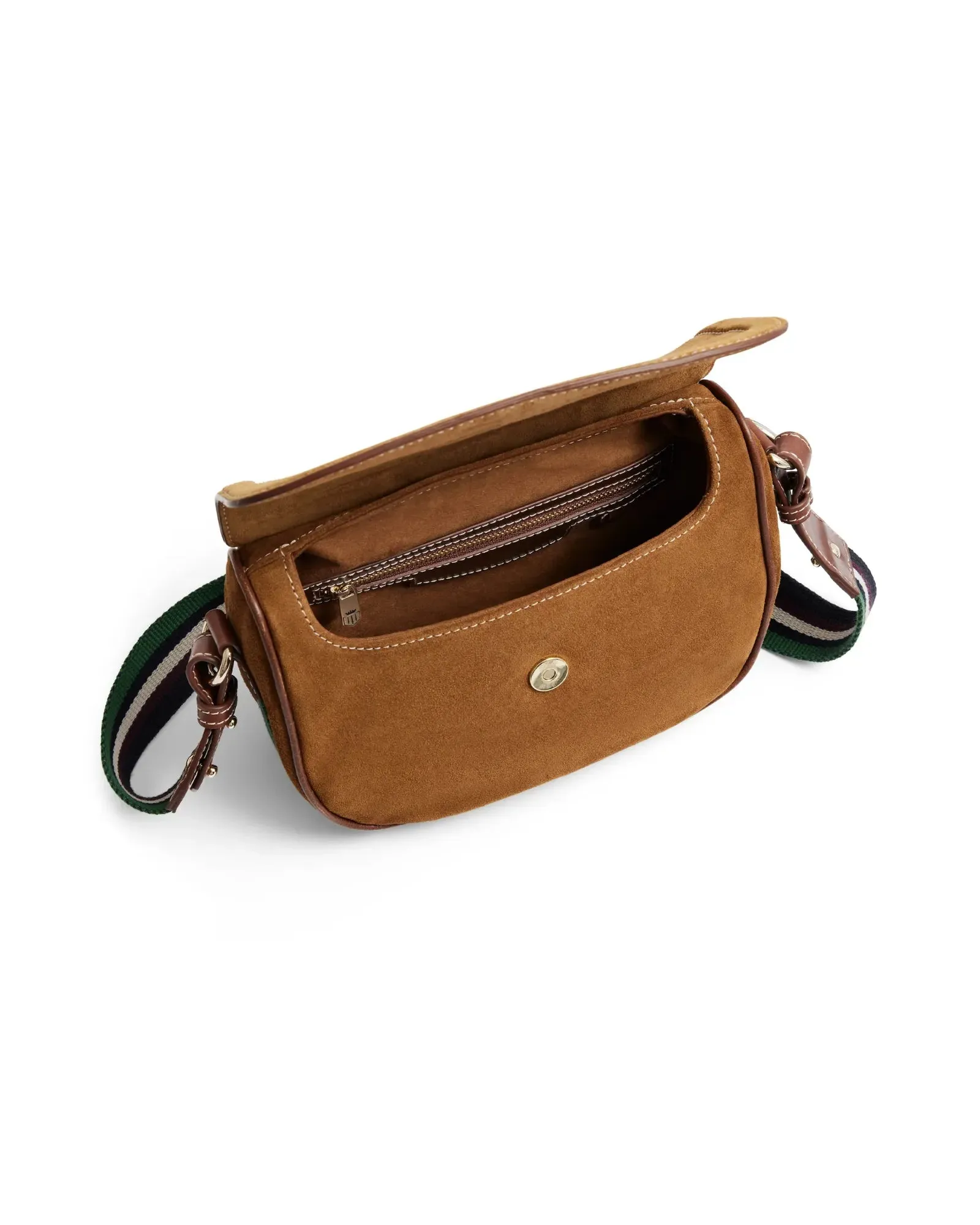 Boston Cartridge Bag - Tan Suede