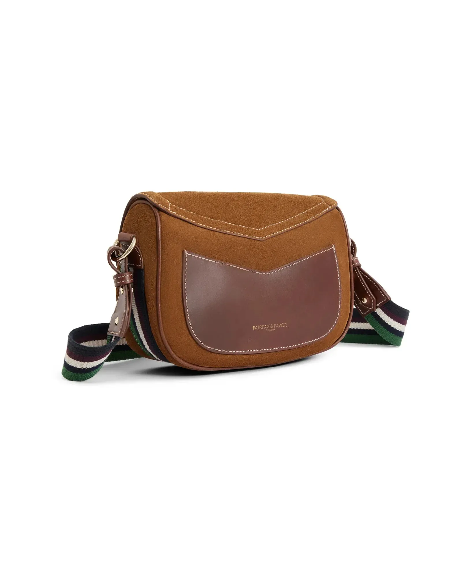 Boston Cartridge Bag - Tan Suede