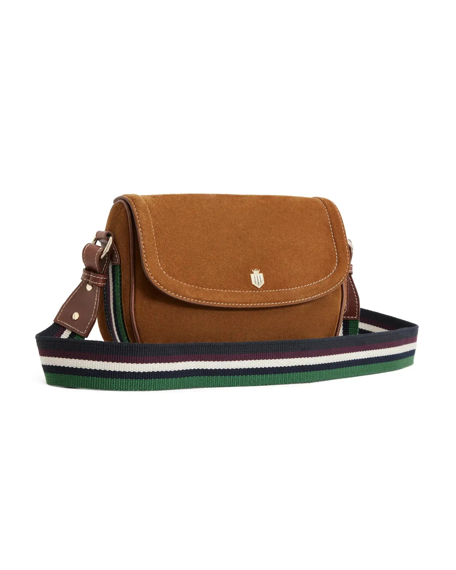 Boston Cartridge Bag - Tan Suede