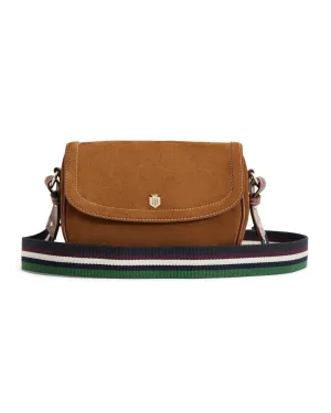 Boston Cartridge Bag - Tan Suede