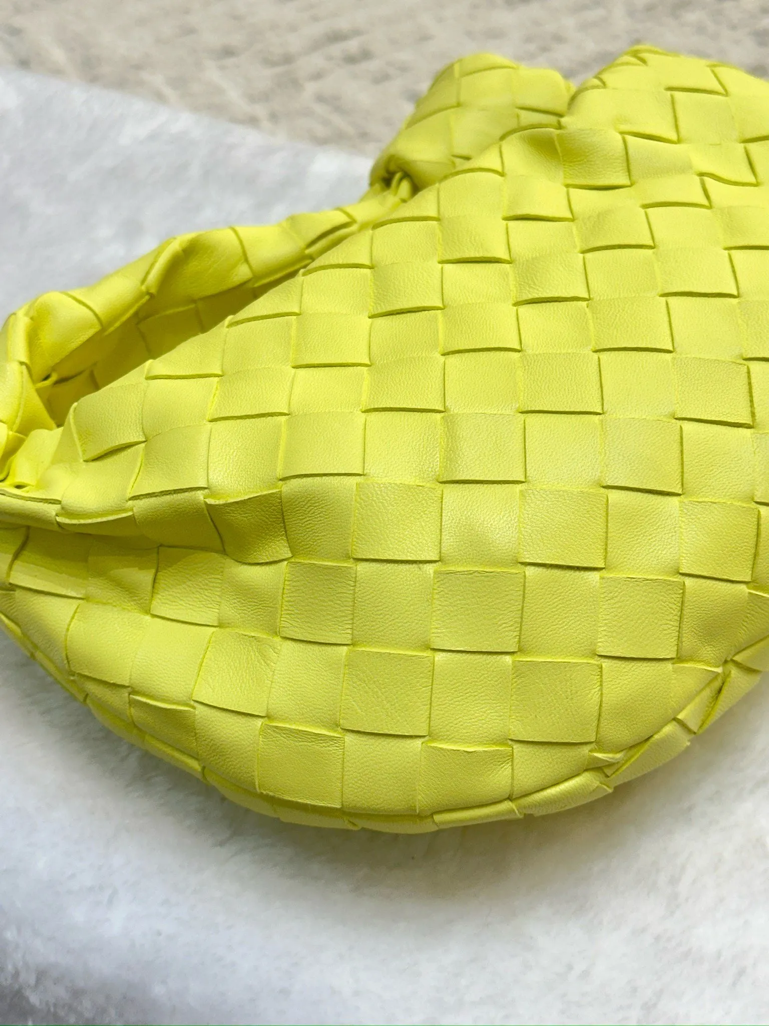 Bottega Venetia Mini Nappa Intrecciato Jodie Lantern GHW