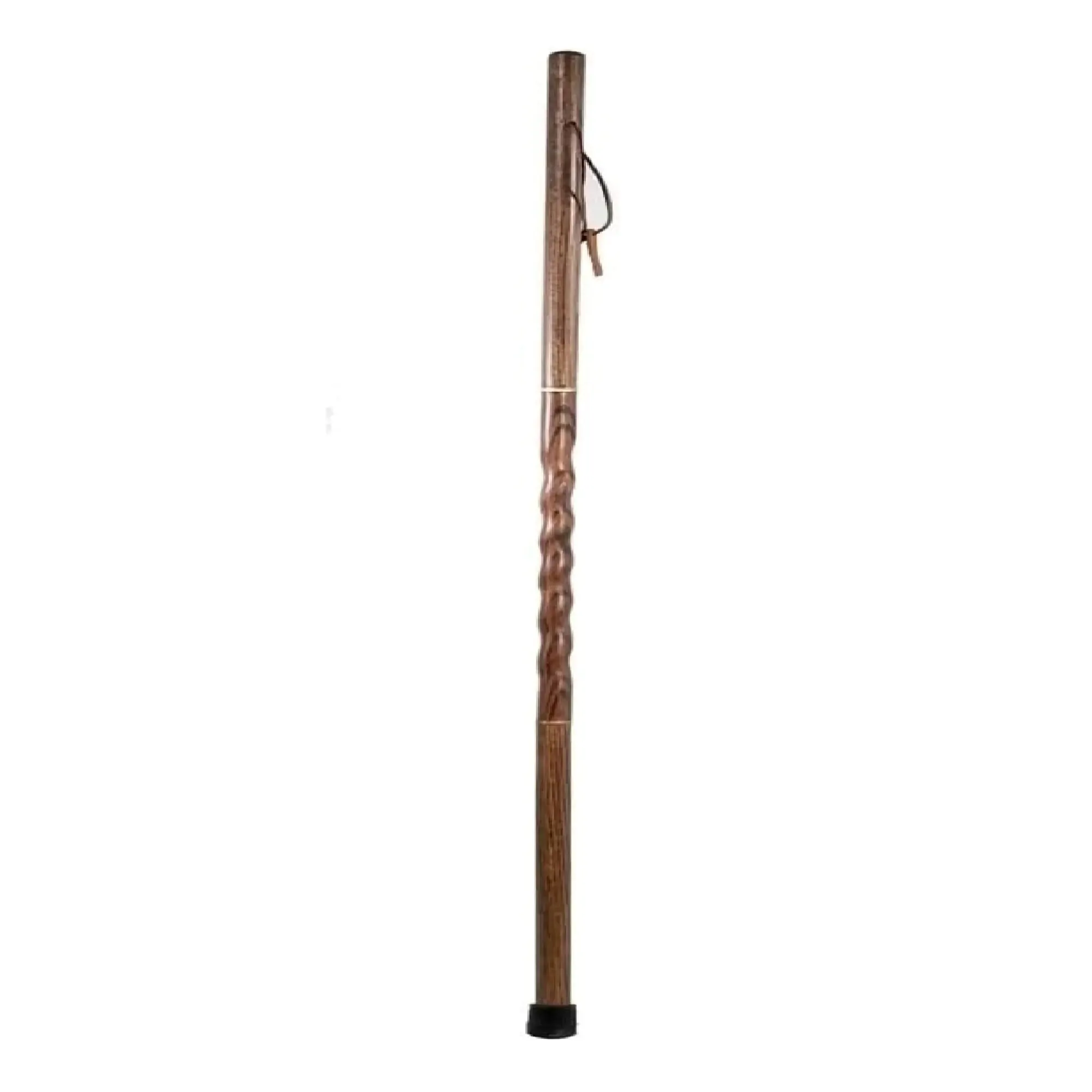 Brazos™ Twisted Oak Traveler's Handcrafted Walking Stick, 55-Inch, Brown