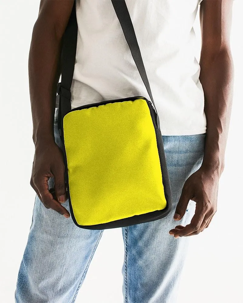 Bright Yellow Messenger Pouch | Bright Pure Yellow | C0M0Y100K0