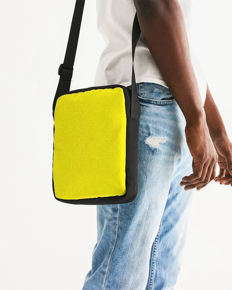 Bright Yellow Messenger Pouch | Bright Pure Yellow | C0M0Y100K0