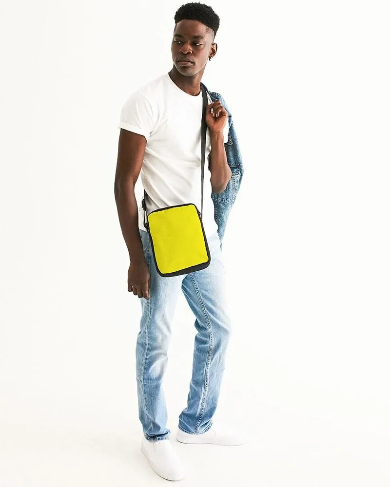 Bright Yellow Messenger Pouch | Bright Pure Yellow | C0M0Y100K0