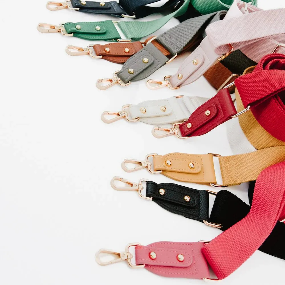 Callie Canvas Adjustable Strap - Navy