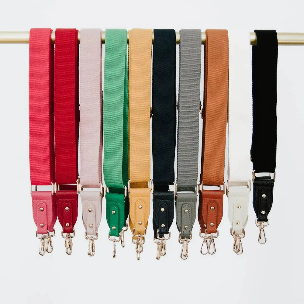 Callie Canvas Adjustable Strap - Navy