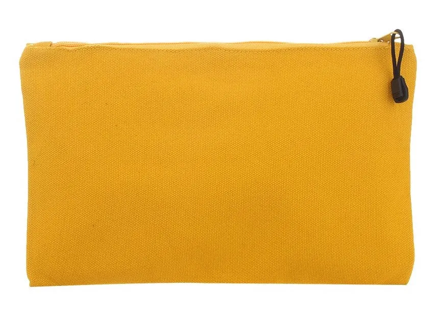 Canvas Zippered Pouch: Gecko