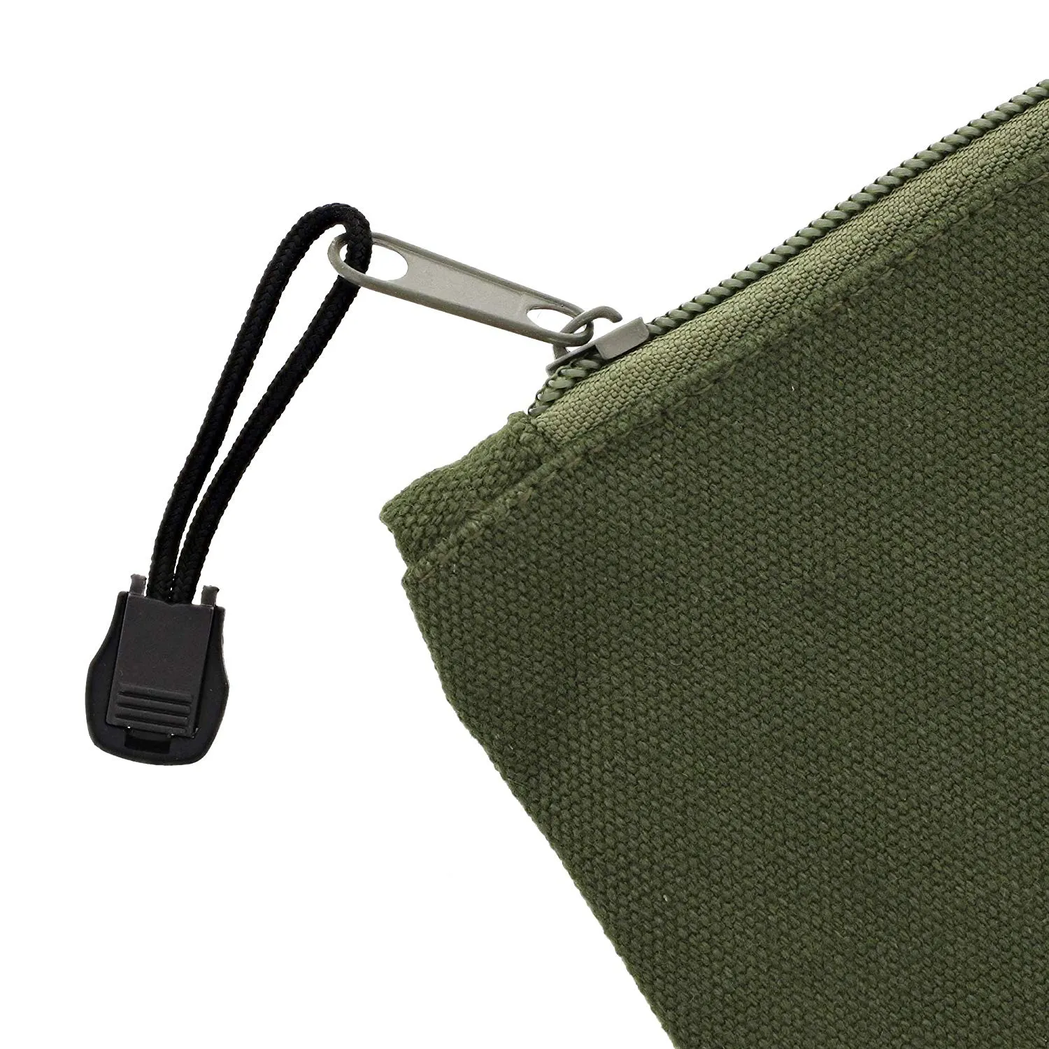 Canvas Zippered Pouch: Gecko