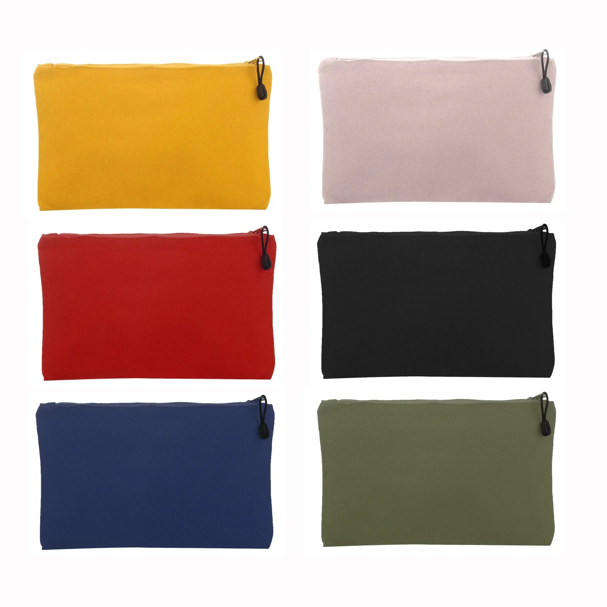 Canvas Zippered Pouch: Gecko