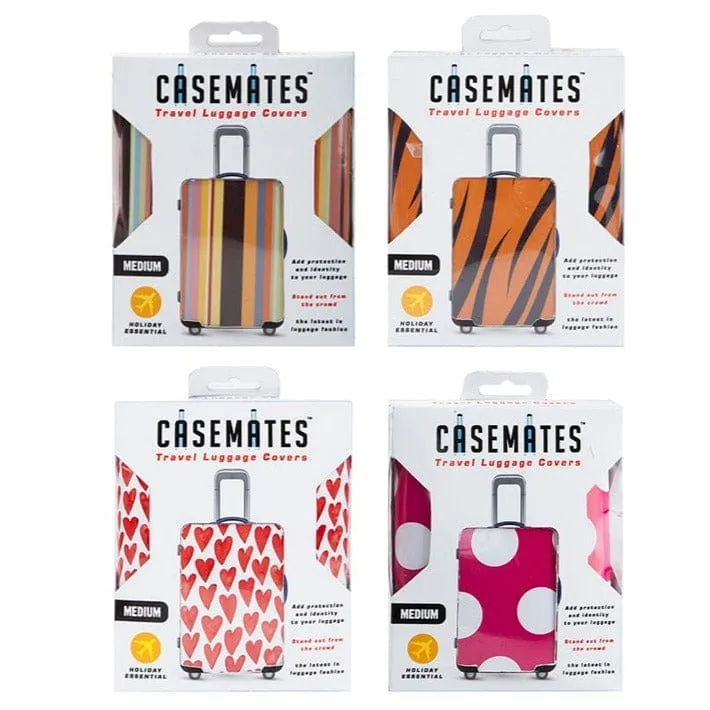 Casemates Stripes & Dots Suitcase Covers - Assorted Sizes & Designs