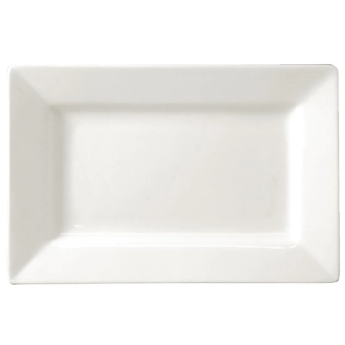 CD631 Lumina Wide Rim Rectangular Plates 310mm (Pack of 2)