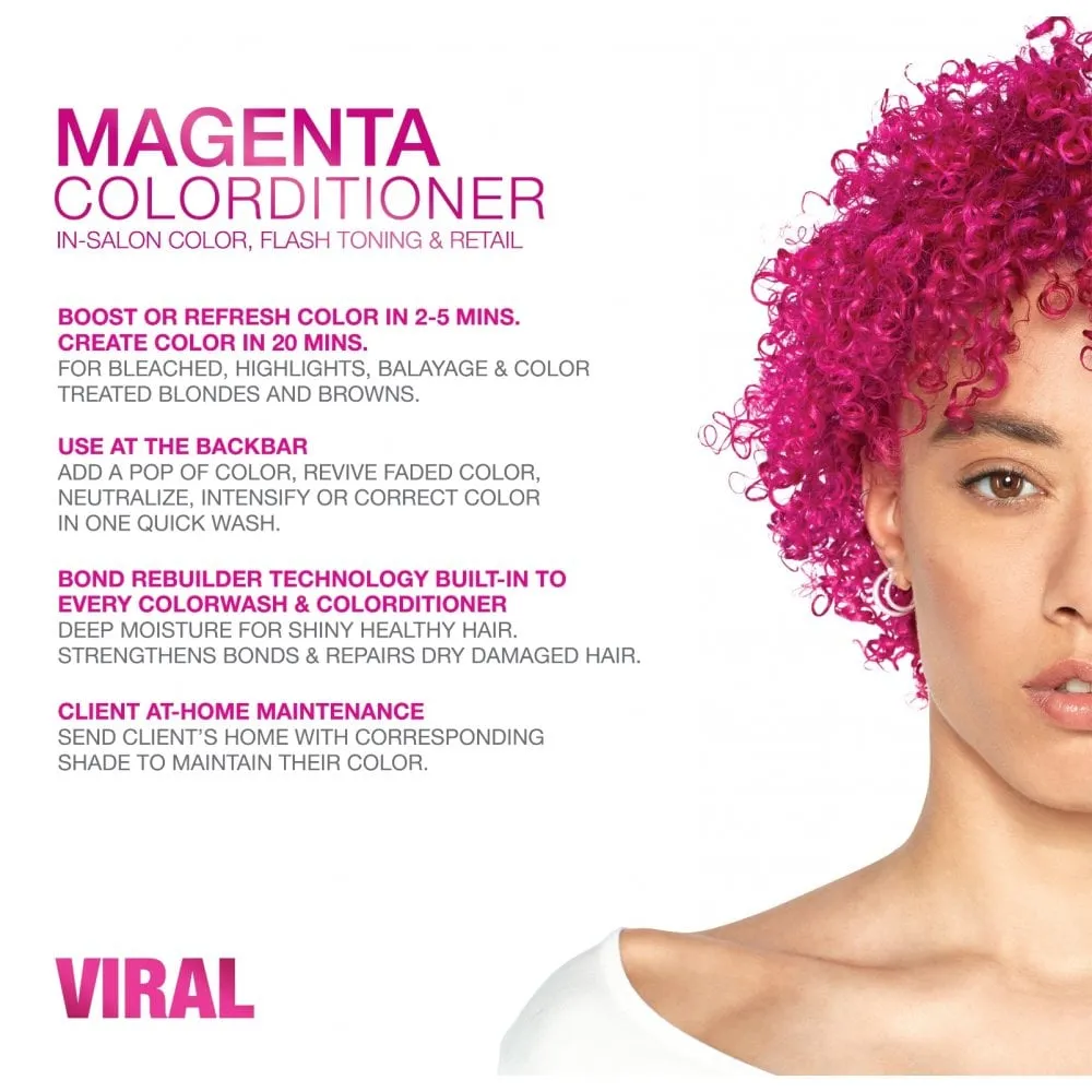 Celeb Luxury Viral Magenta Colorditioner with Bond Fix 244ml