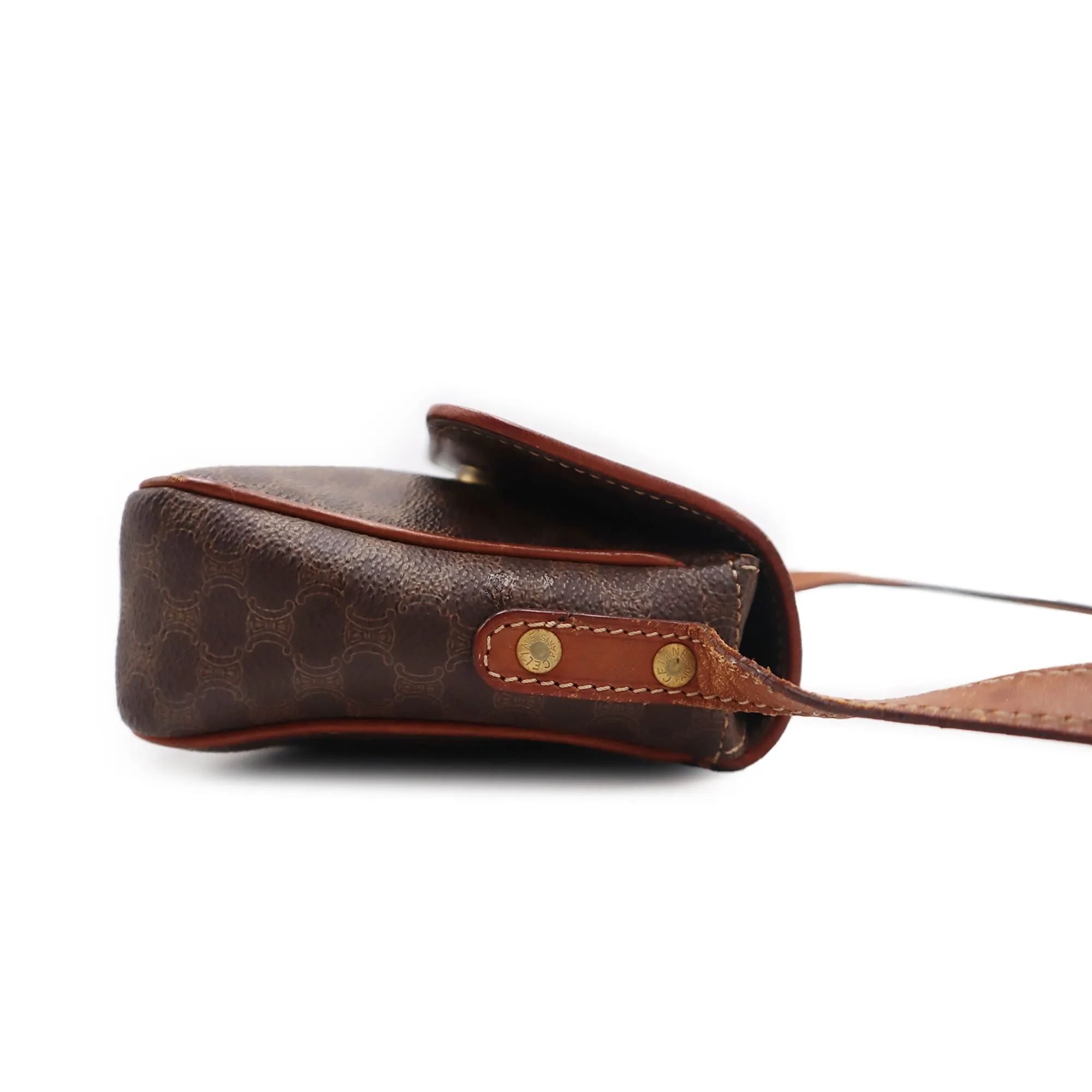 Celine Macadam Canvas Crossbody Bag