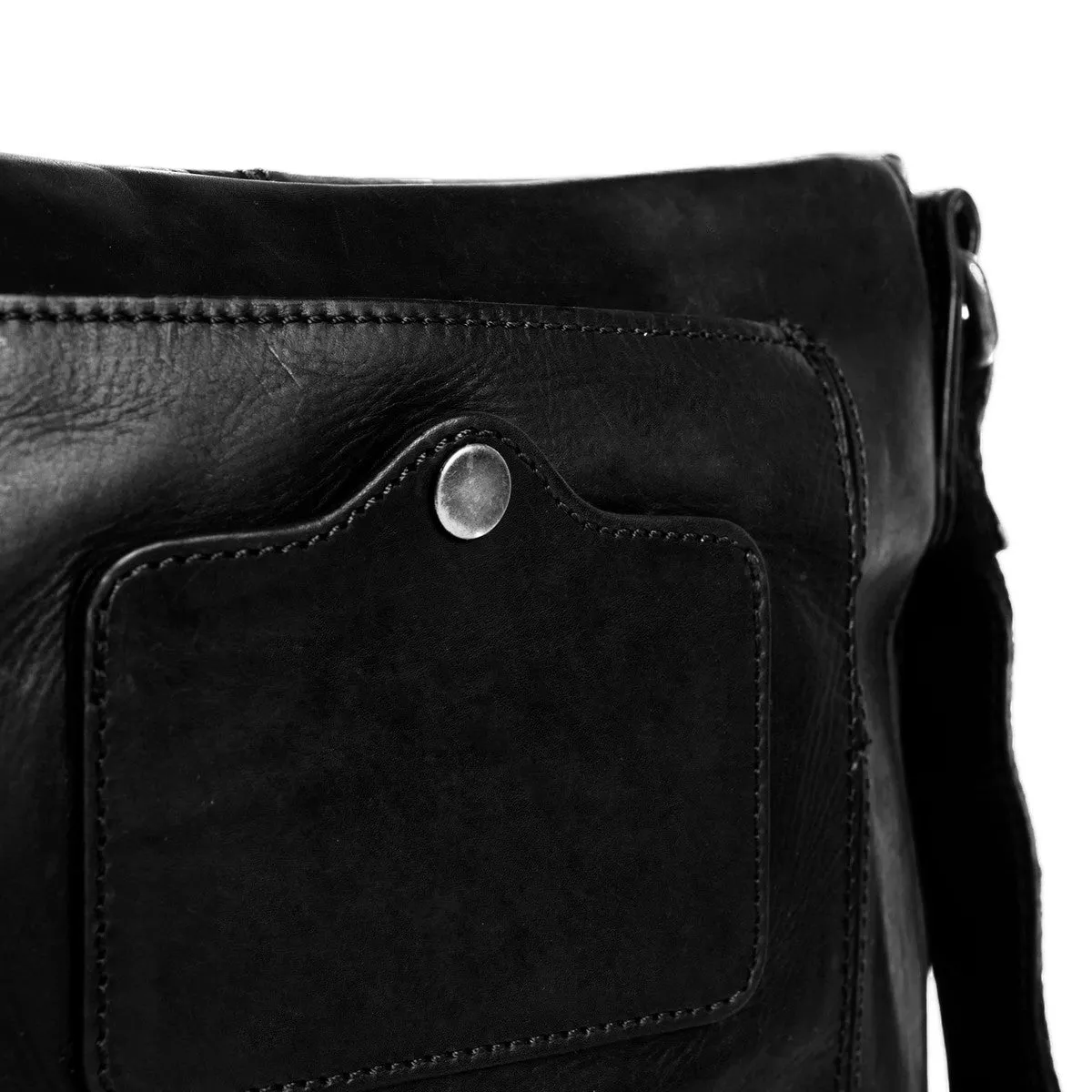 Chesterfield Bodin Leather Shoulder Bag | Black