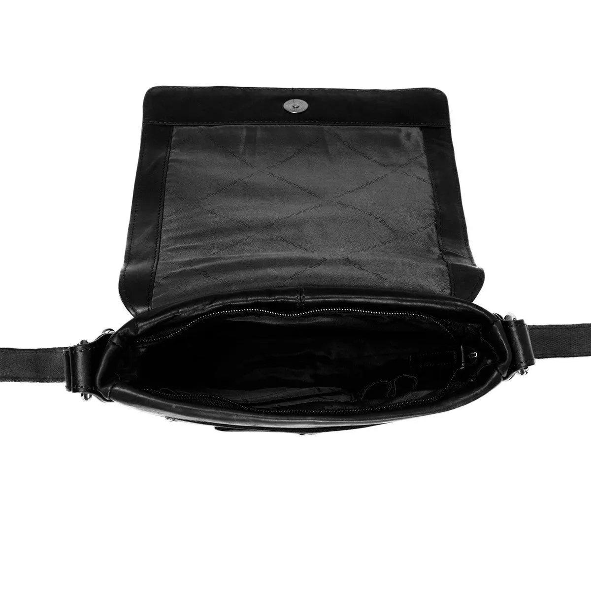 Chesterfield Bodin Leather Shoulder Bag | Black