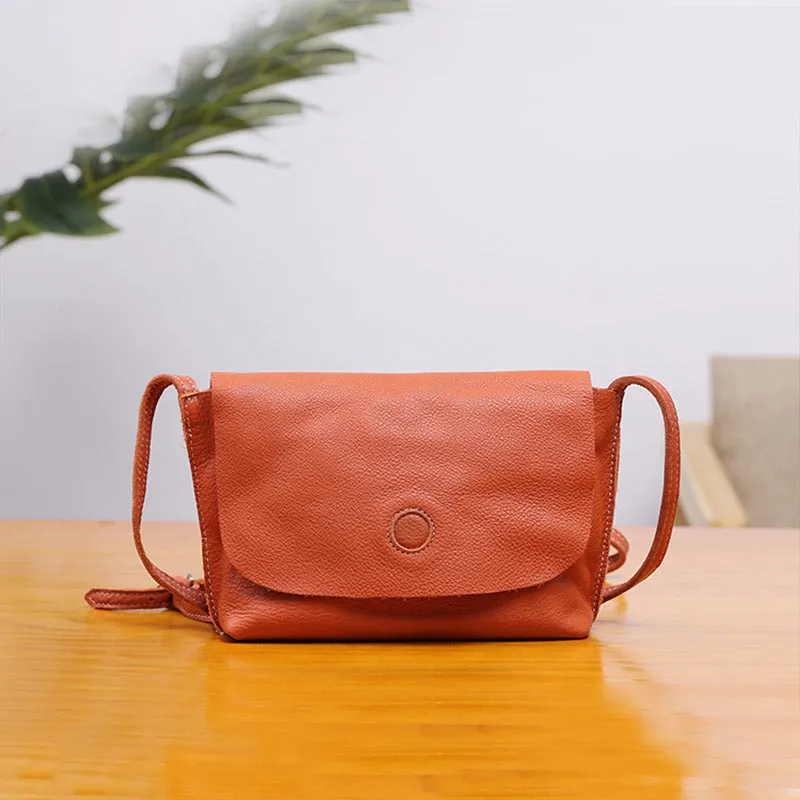 Chic Womens Leather Satchel Bag Small Crossbody Bags Purses for Women