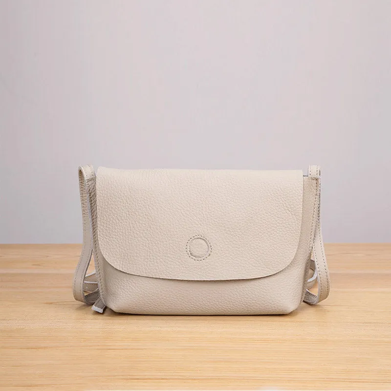 Chic Womens Leather Satchel Bag Small Crossbody Bags Purses for Women