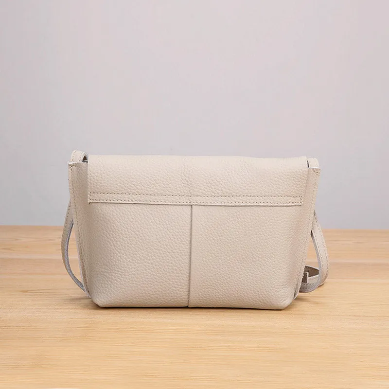 Chic Womens Leather Satchel Bag Small Crossbody Bags Purses for Women