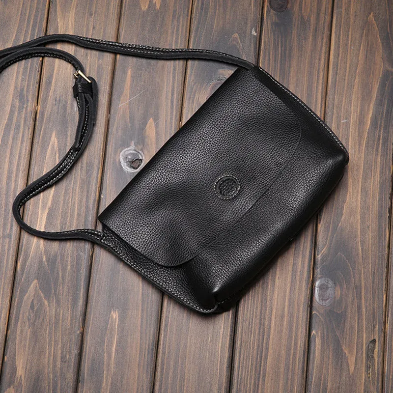Chic Womens Leather Satchel Bag Small Crossbody Bags Purses for Women