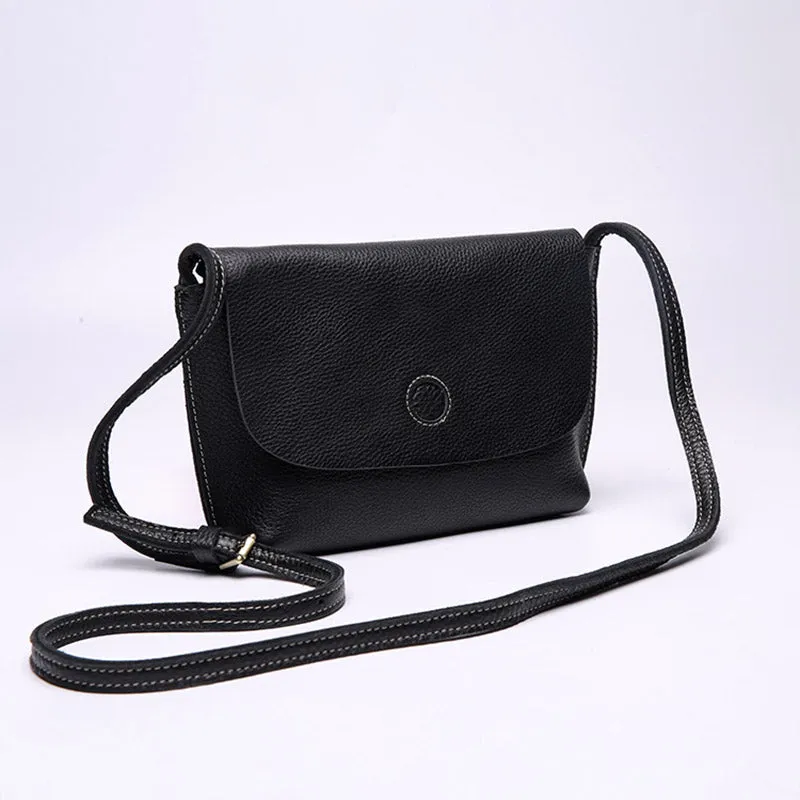 Chic Womens Leather Satchel Bag Small Crossbody Bags Purses for Women