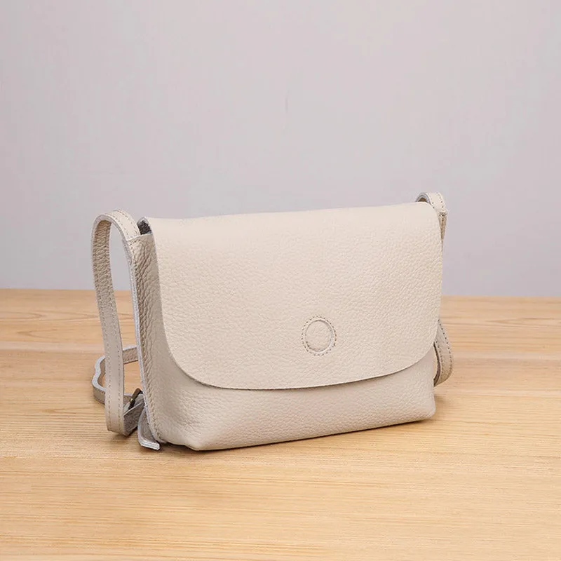 Chic Womens Leather Satchel Bag Small Crossbody Bags Purses for Women