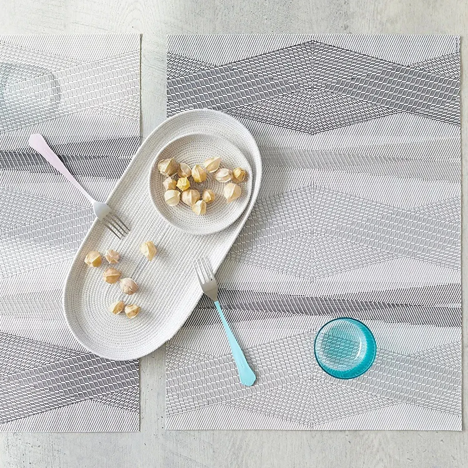 chilewich | placemat | kimono vanilla - DC
