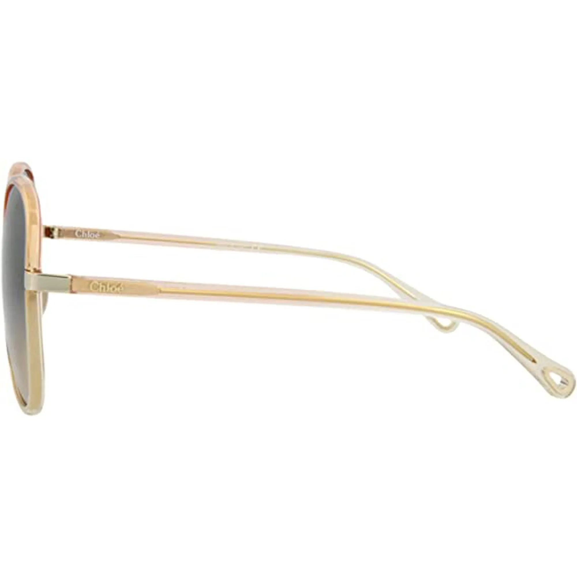 Chloe Women's Sunglasses - Orange Butterfly Shape Plastic Frame | CH0030SA-30009913004